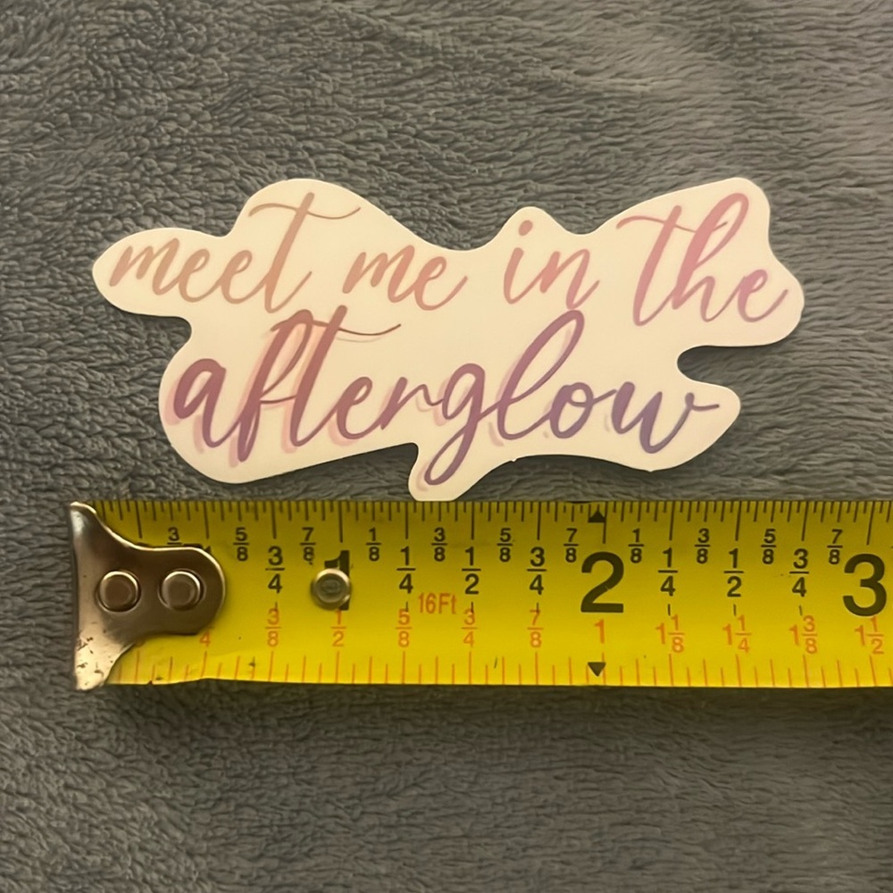 ⚪️Taylor Swift “Meet Me in The Afterglow” Vinyl Sticker